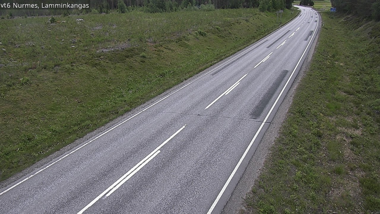 Weather Camera Image Road 6 Nurmes, Lamminkangas, Nurmes, Pohjois-Karjala