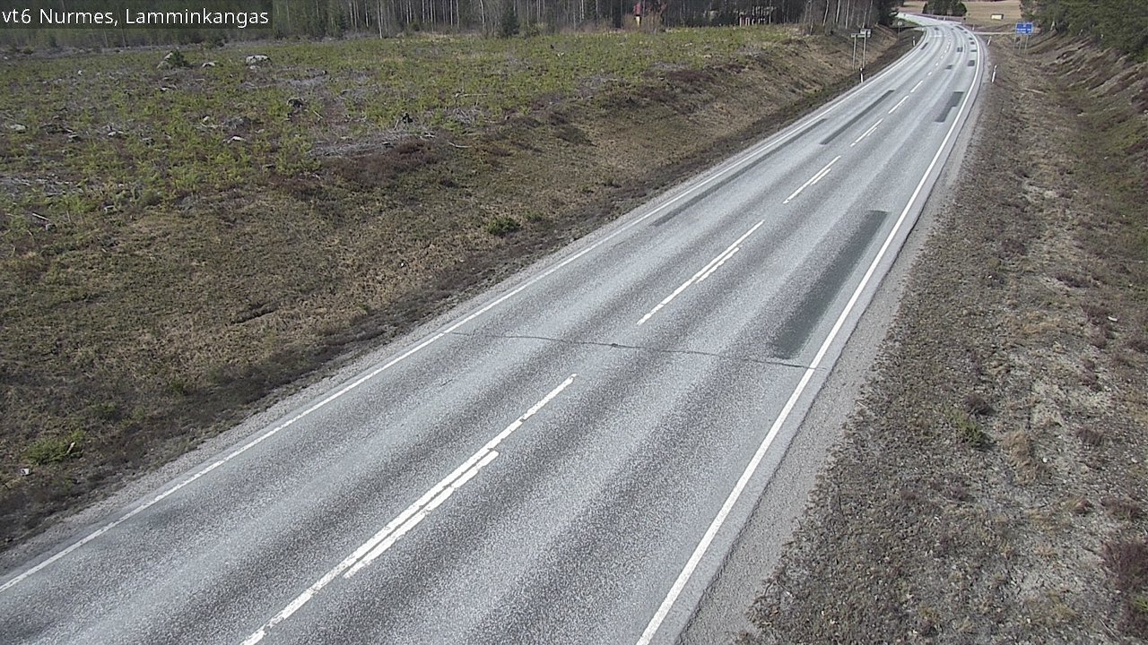 Weather Camera Image Road 6 Nurmes, Lamminkangas, Nurmes, Pohjois-Karjala