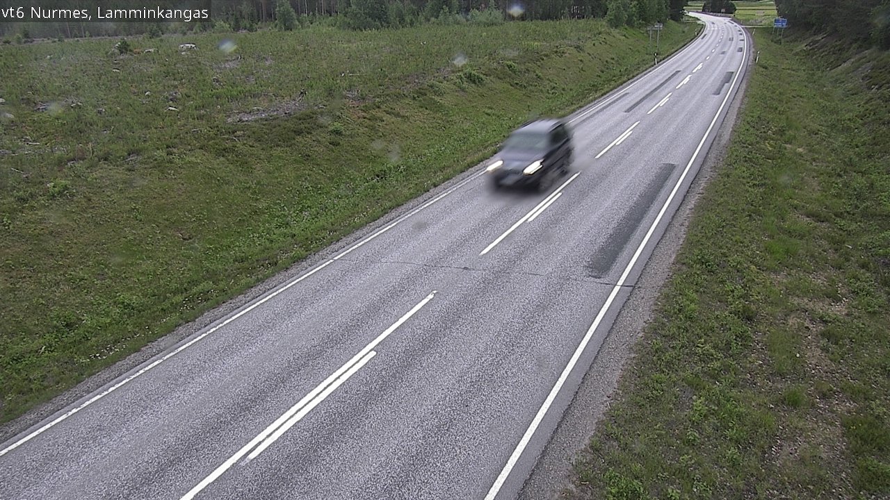 Weather Camera Image Road 6 Nurmes, Lamminkangas, Nurmes, Pohjois-Karjala