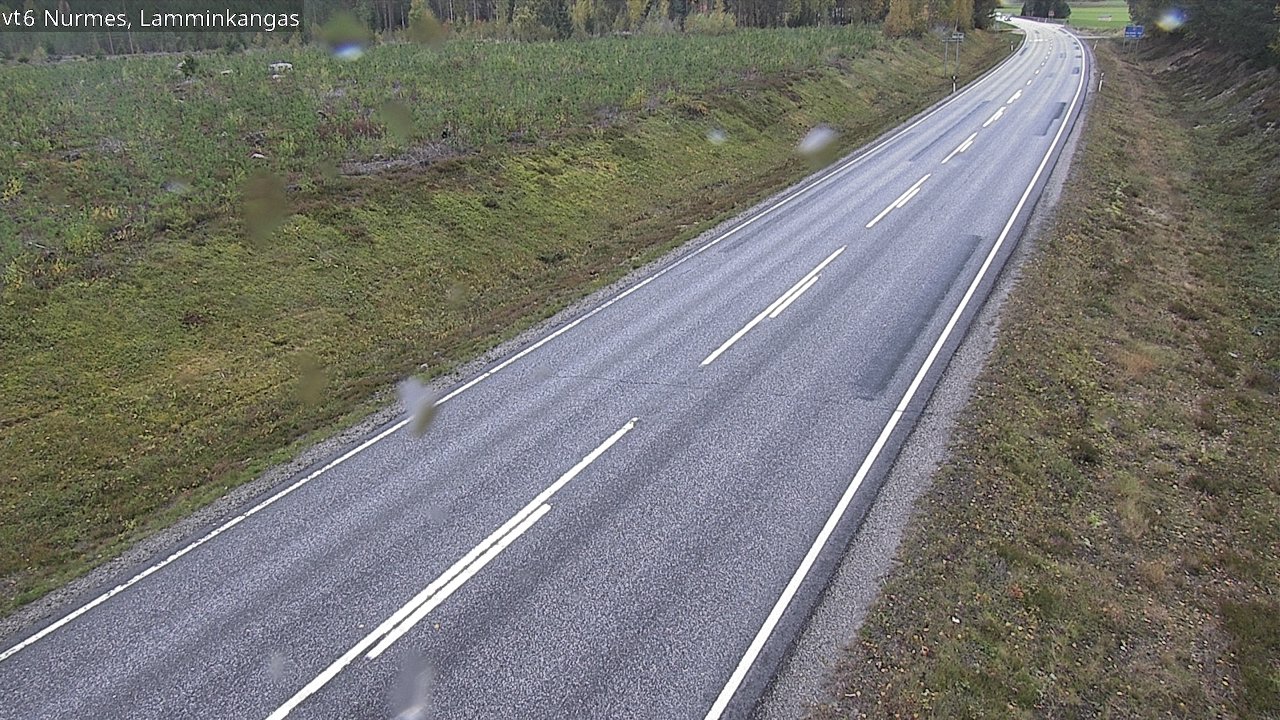 Weather Camera Image Road 6 Nurmes, Lamminkangas, Nurmes, Pohjois-Karjala