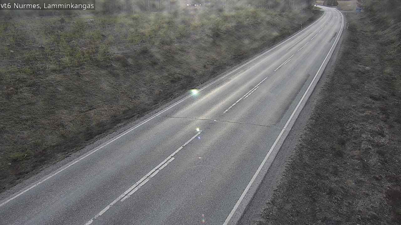 Weather Camera Image Väg 6 Nurmes, Lamminkangas, Nurmes, Pohjois-Karjala