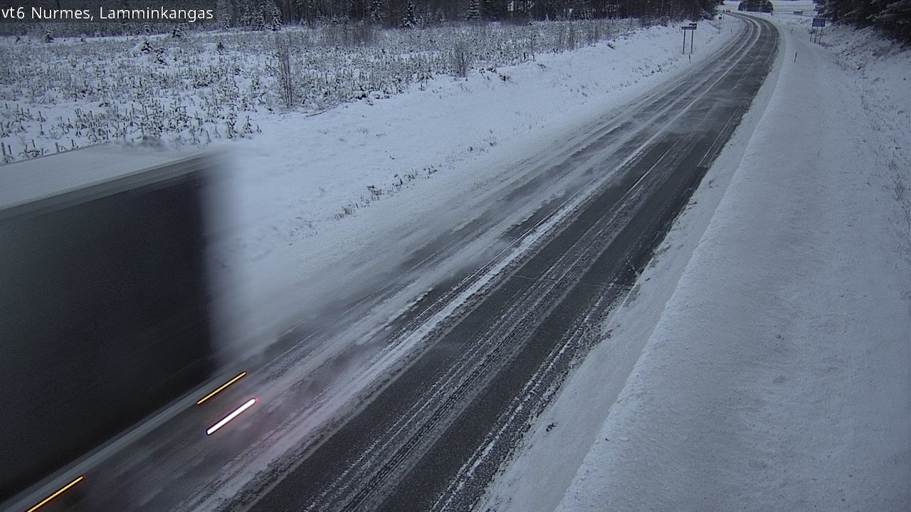 Weather Camera Image Road 6 Nurmes, Lamminkangas, Nurmes, Pohjois-Karjala