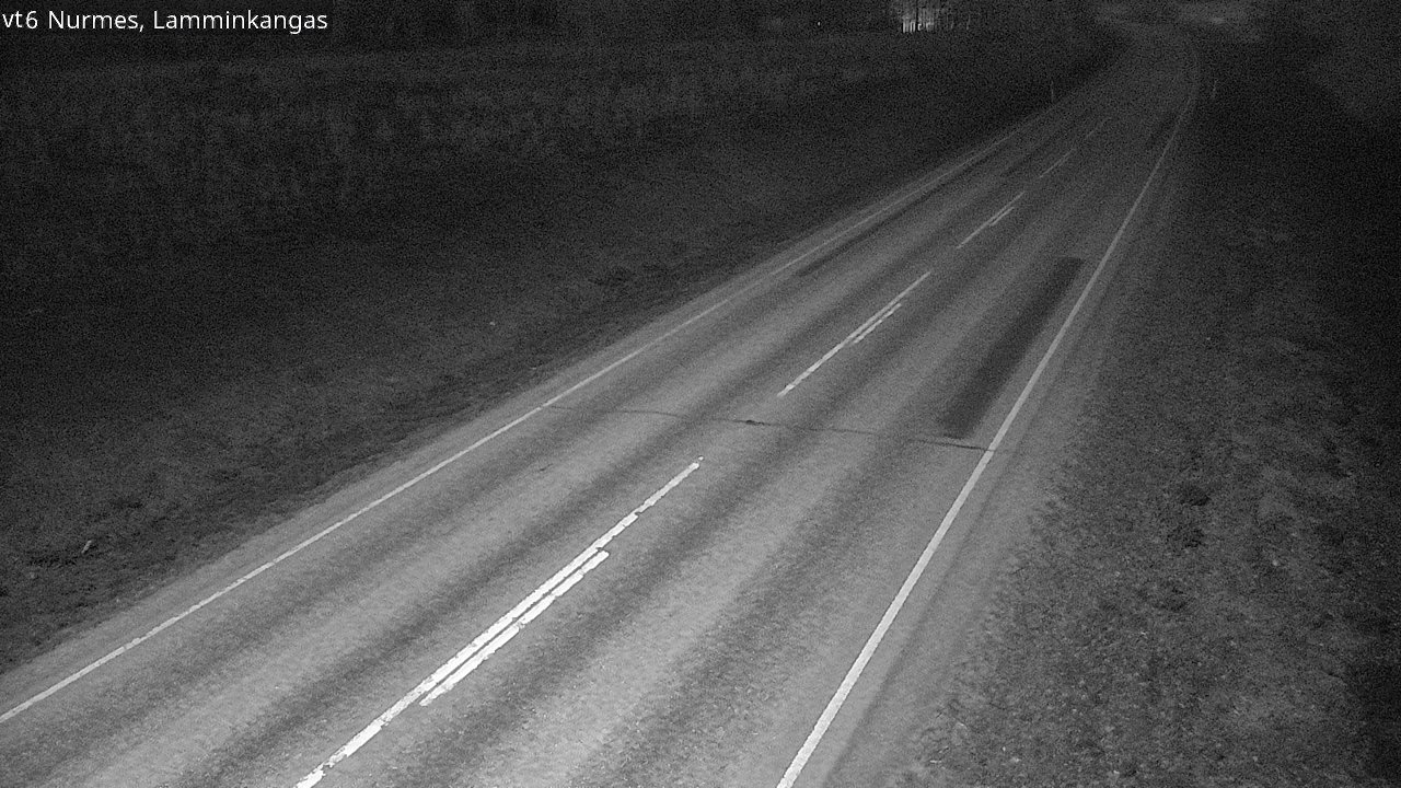 Weather Camera Image Väg 6 Nurmes, Lamminkangas, Nurmes, Pohjois-Karjala