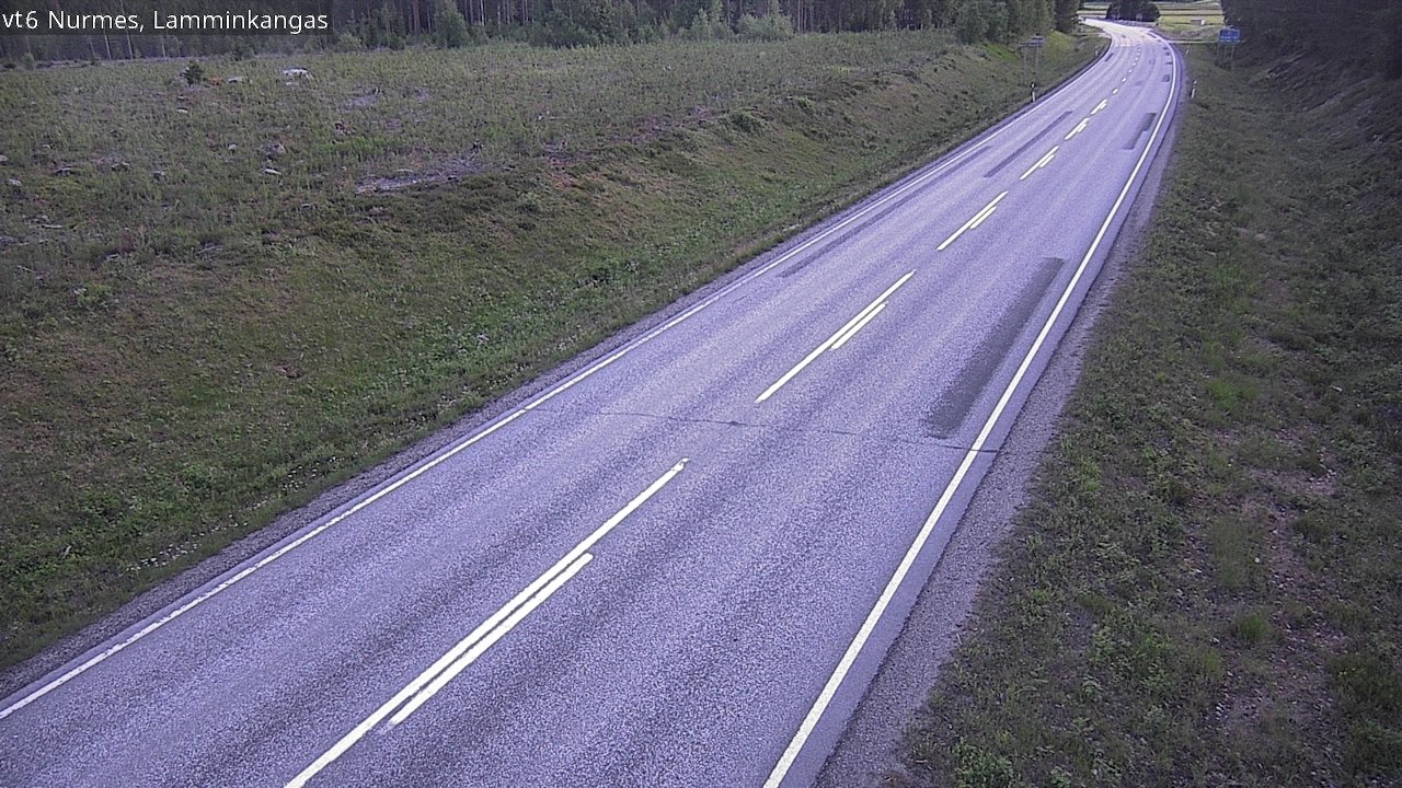 Weather Camera Image Road 6 Nurmes, Lamminkangas, Nurmes, Pohjois-Karjala