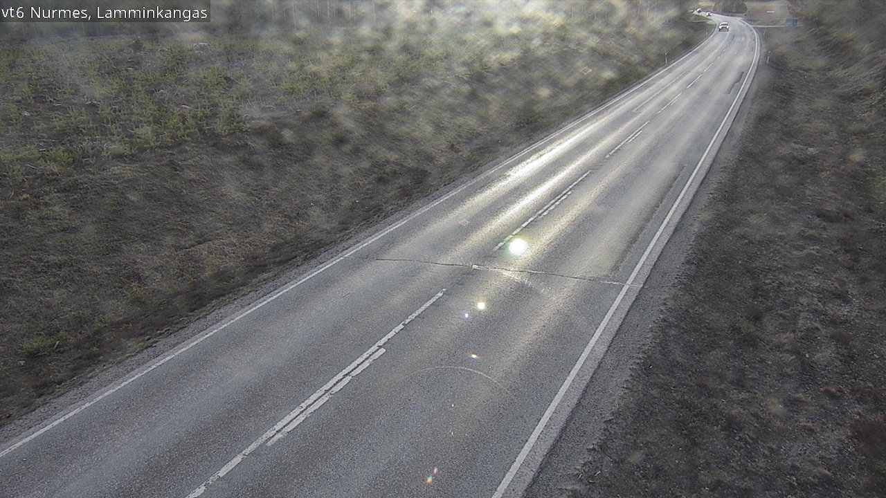 Weather Camera Image Väg 6 Nurmes, Lamminkangas, Nurmes, Pohjois-Karjala
