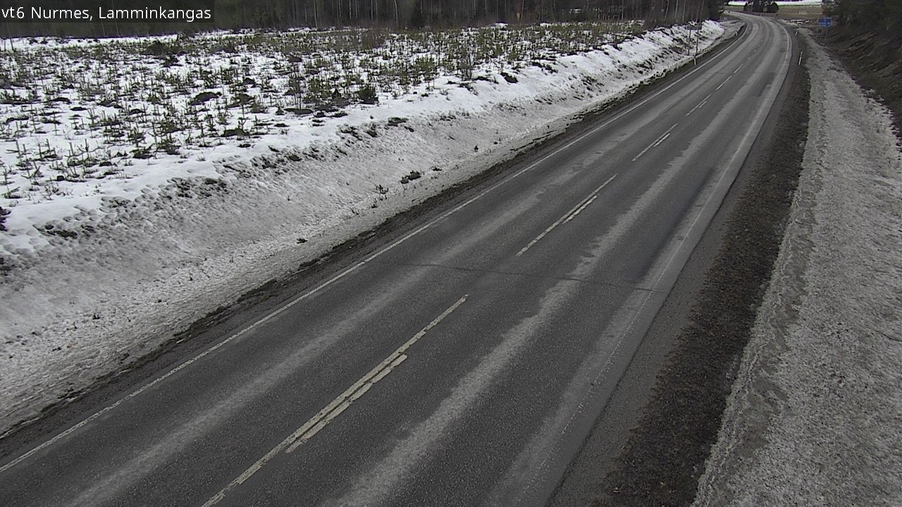 Weather Camera Image Road 6 Nurmes, Lamminkangas, Nurmes, Pohjois-Karjala