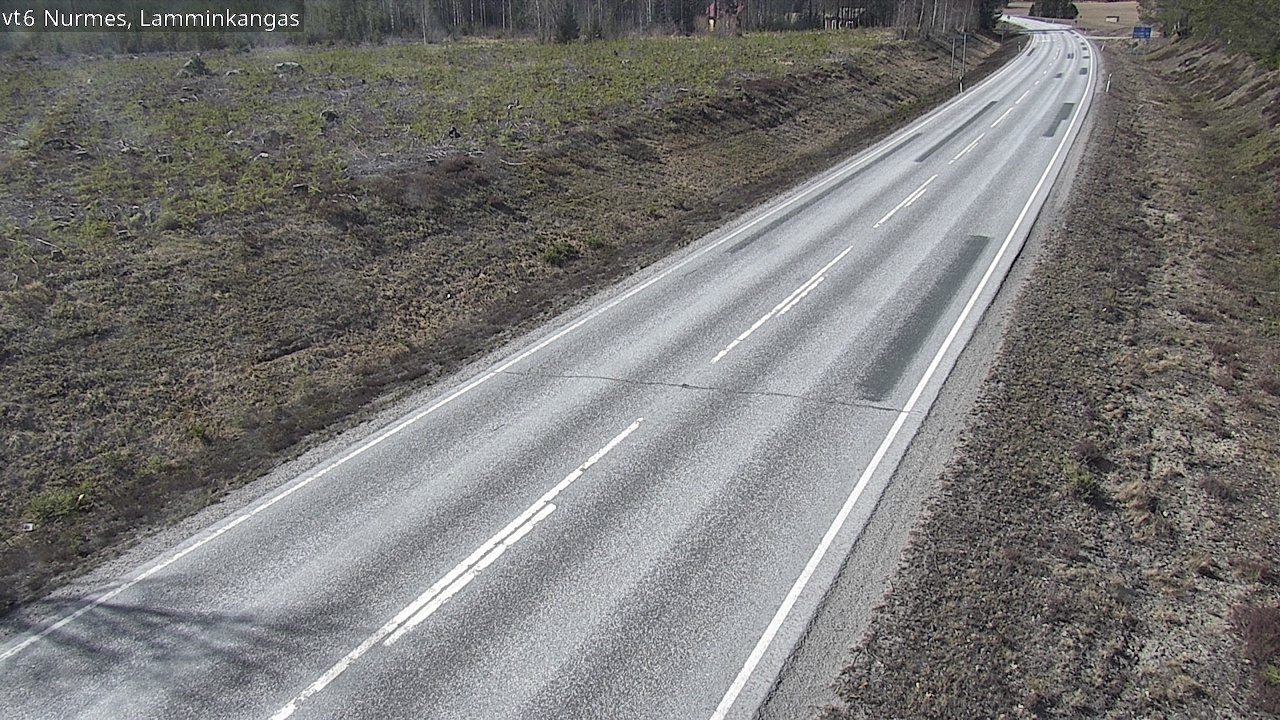 Weather Camera Image Road 6 Nurmes, Lamminkangas, Nurmes, Pohjois-Karjala
