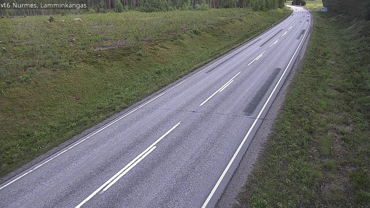 Weather Camera Image Road 6 Nurmes, Lamminkangas, Nurmes, Pohjois-Karjala