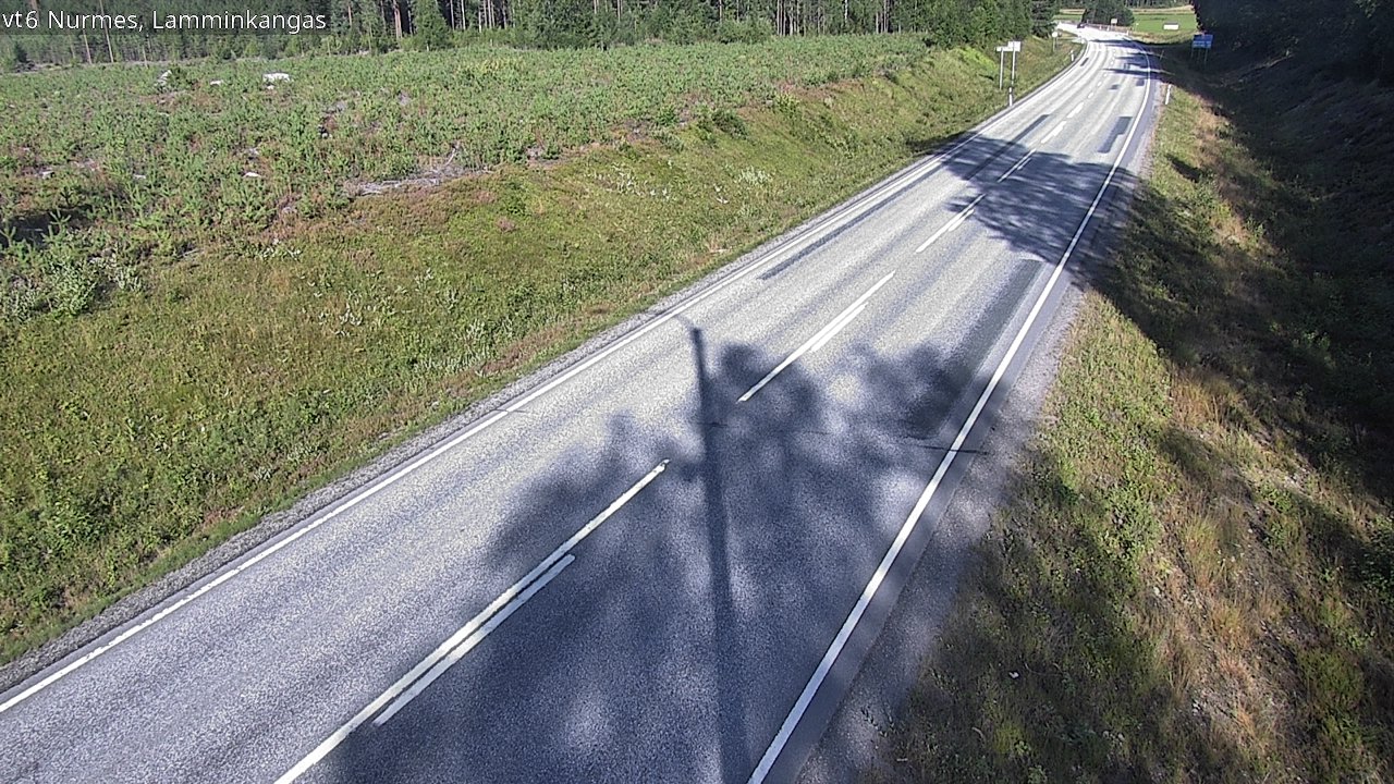 Weather Camera Image Road 6 Nurmes, Lamminkangas, Nurmes, Pohjois-Karjala