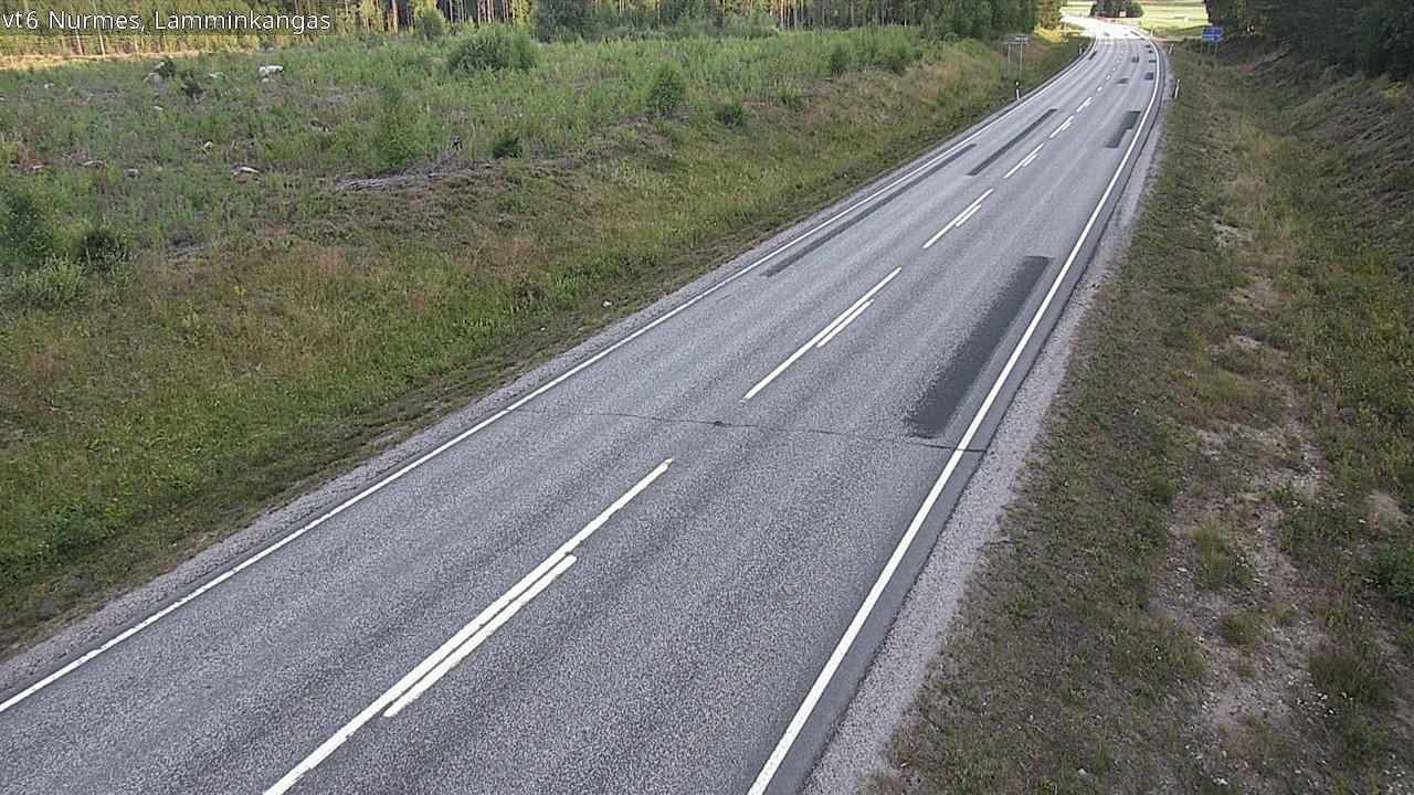 Weather Camera Image Väg 6 Nurmes, Lamminkangas, Nurmes, Pohjois-Karjala