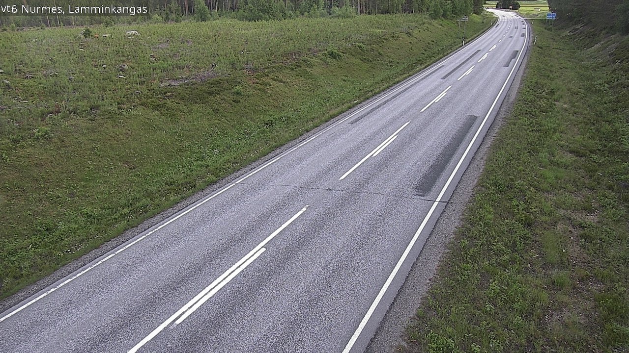 Weather Camera Image Road 6 Nurmes, Lamminkangas, Nurmes, Pohjois-Karjala