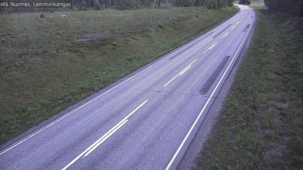 Weather Camera Image Road 6 Nurmes, Lamminkangas, Nurmes, Pohjois-Karjala