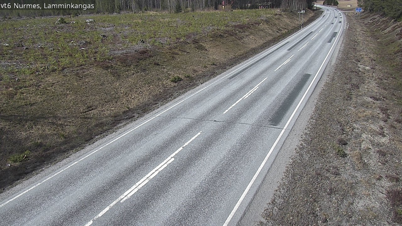 Weather Camera Image Road 6 Nurmes, Lamminkangas, Nurmes, Pohjois-Karjala