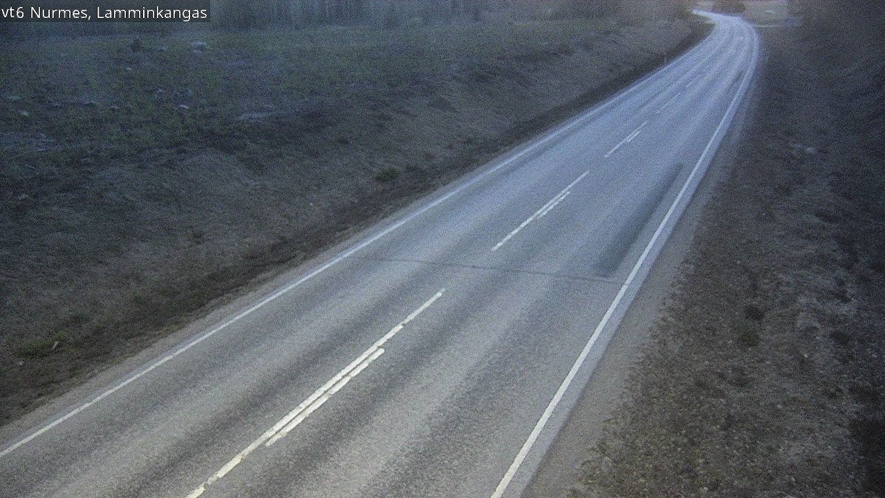 Weather Camera Image Väg 6 Nurmes, Lamminkangas, Nurmes, Pohjois-Karjala