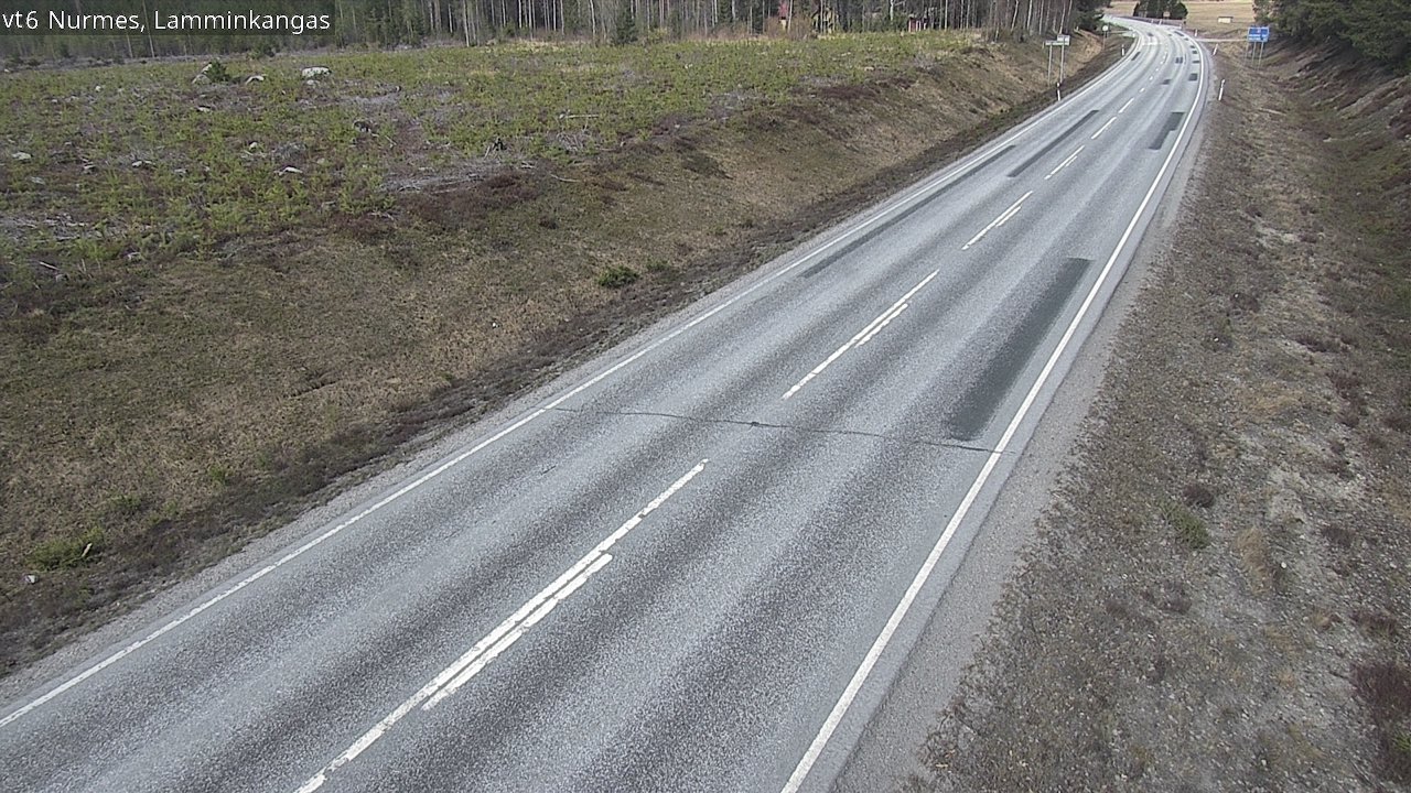 Weather Camera Image Road 6 Nurmes, Lamminkangas, Nurmes, Pohjois-Karjala