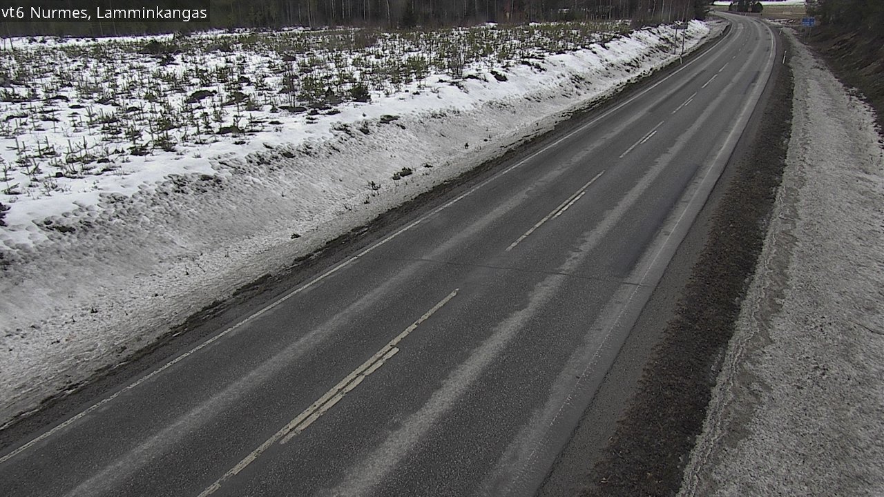 Weather Camera Image Road 6 Nurmes, Lamminkangas, Nurmes, Pohjois-Karjala