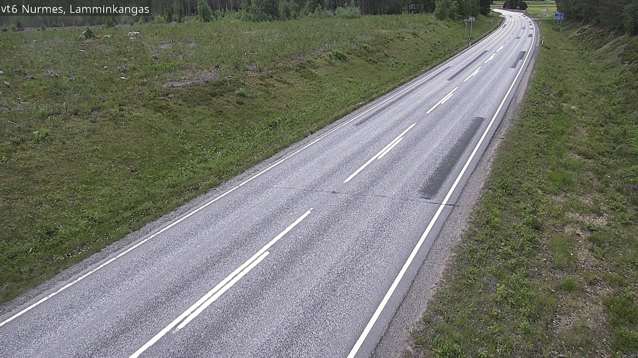 Weather Camera Image Road 6 Nurmes, Lamminkangas, Nurmes, Pohjois-Karjala