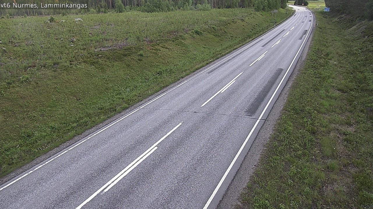 Weather Camera Image Road 6 Nurmes, Lamminkangas, Nurmes, Pohjois-Karjala