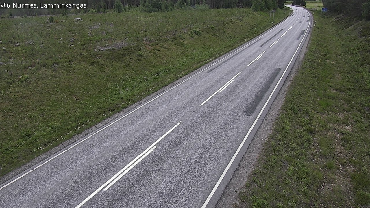 Weather Camera Image Road 6 Nurmes, Lamminkangas, Nurmes, Pohjois-Karjala