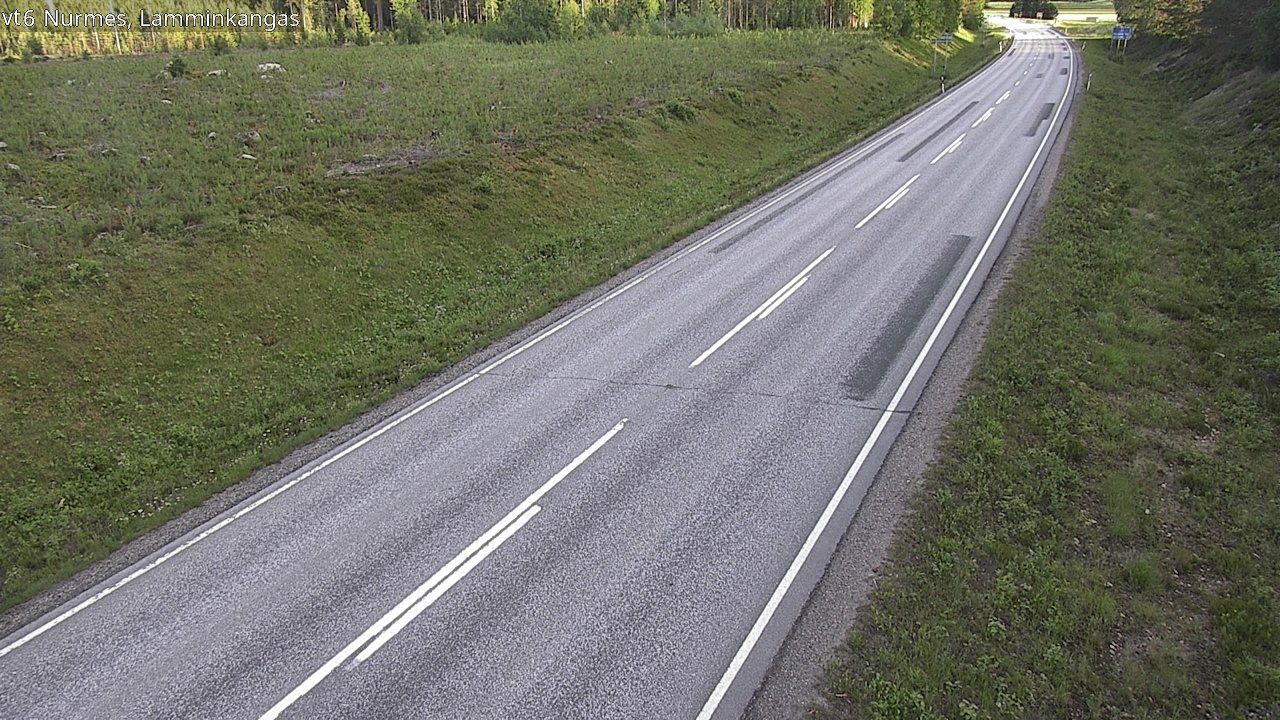 Weather Camera Image Road 6 Nurmes, Lamminkangas, Nurmes, Pohjois-Karjala