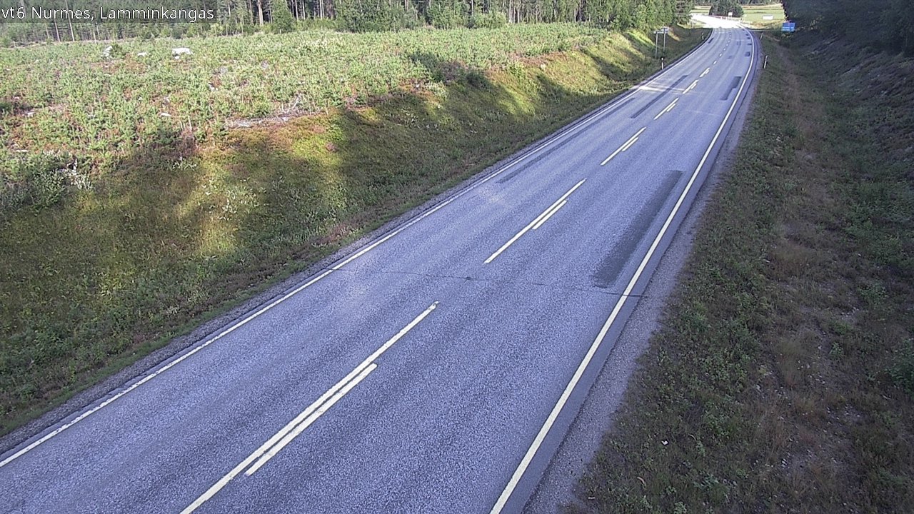 Weather Camera Image Road 6 Nurmes, Lamminkangas, Nurmes, Pohjois-Karjala