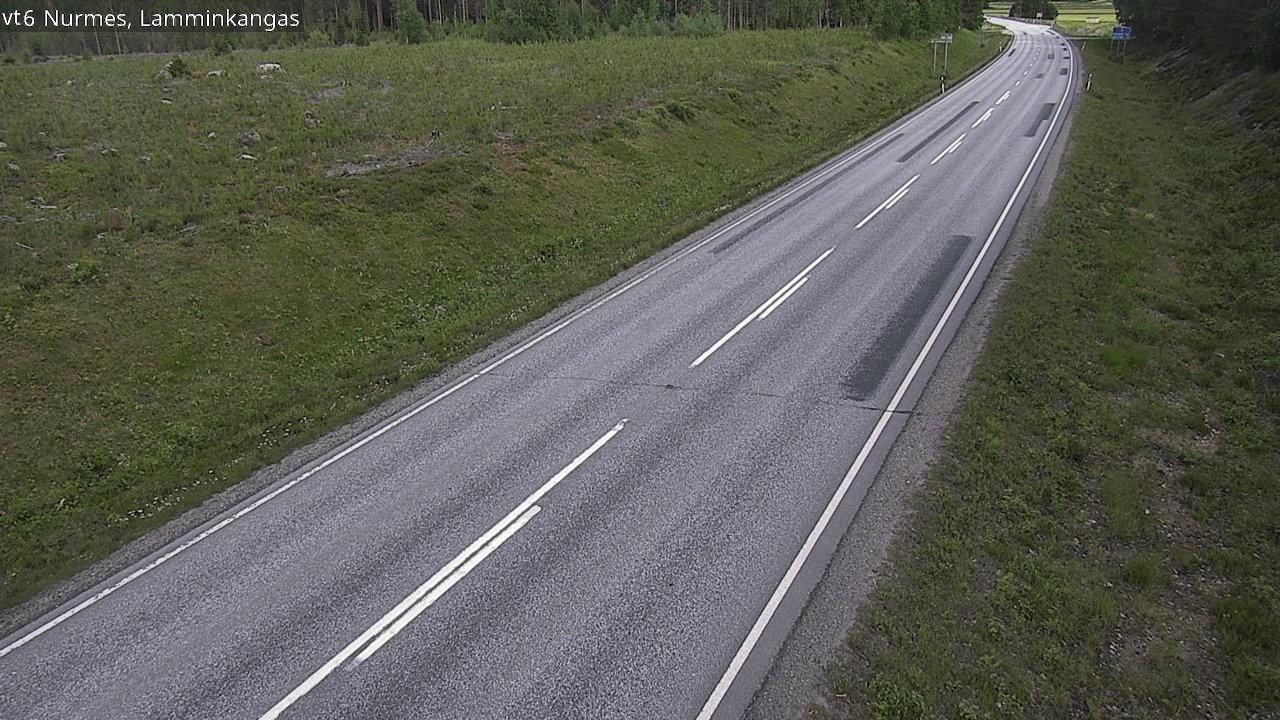 Weather Camera Image Road 6 Nurmes, Lamminkangas, Nurmes, Pohjois-Karjala