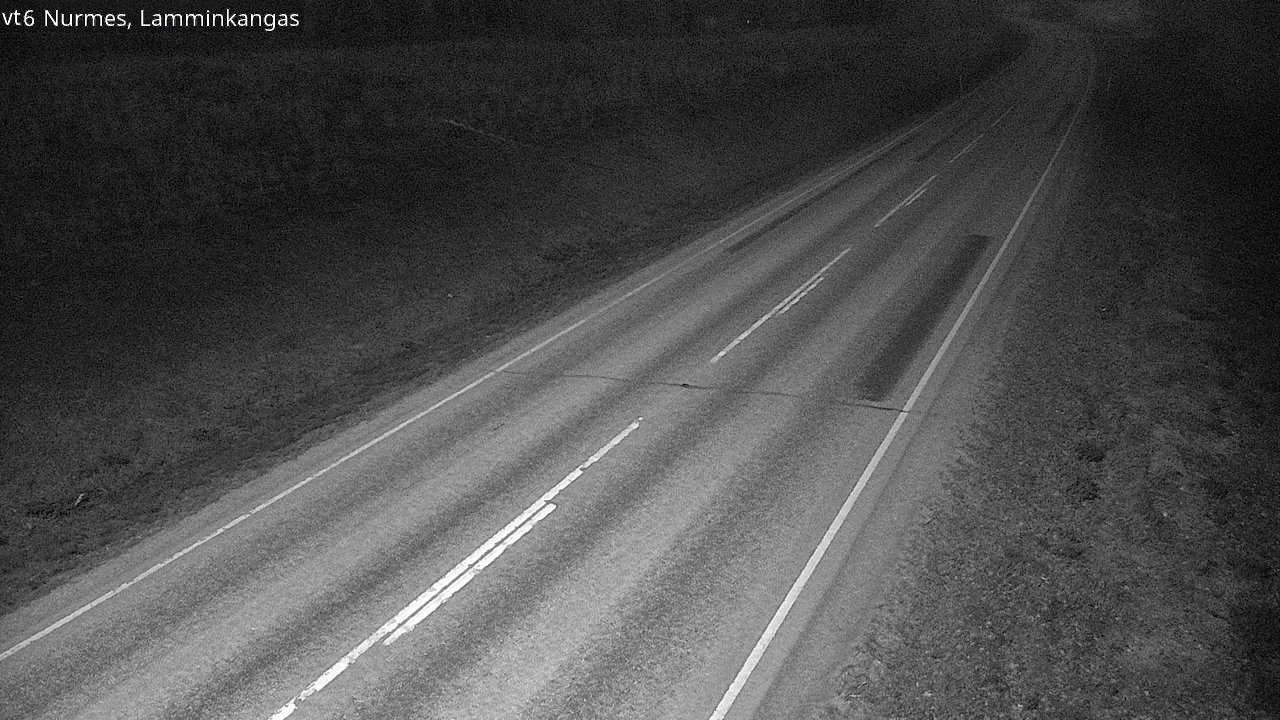 Weather Camera Image Väg 6 Nurmes, Lamminkangas, Nurmes, Pohjois-Karjala