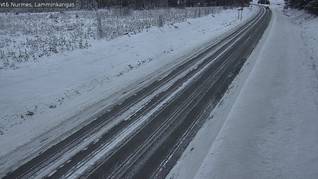 Weather Camera Image Road 6 Nurmes, Lamminkangas, Nurmes, Pohjois-Karjala