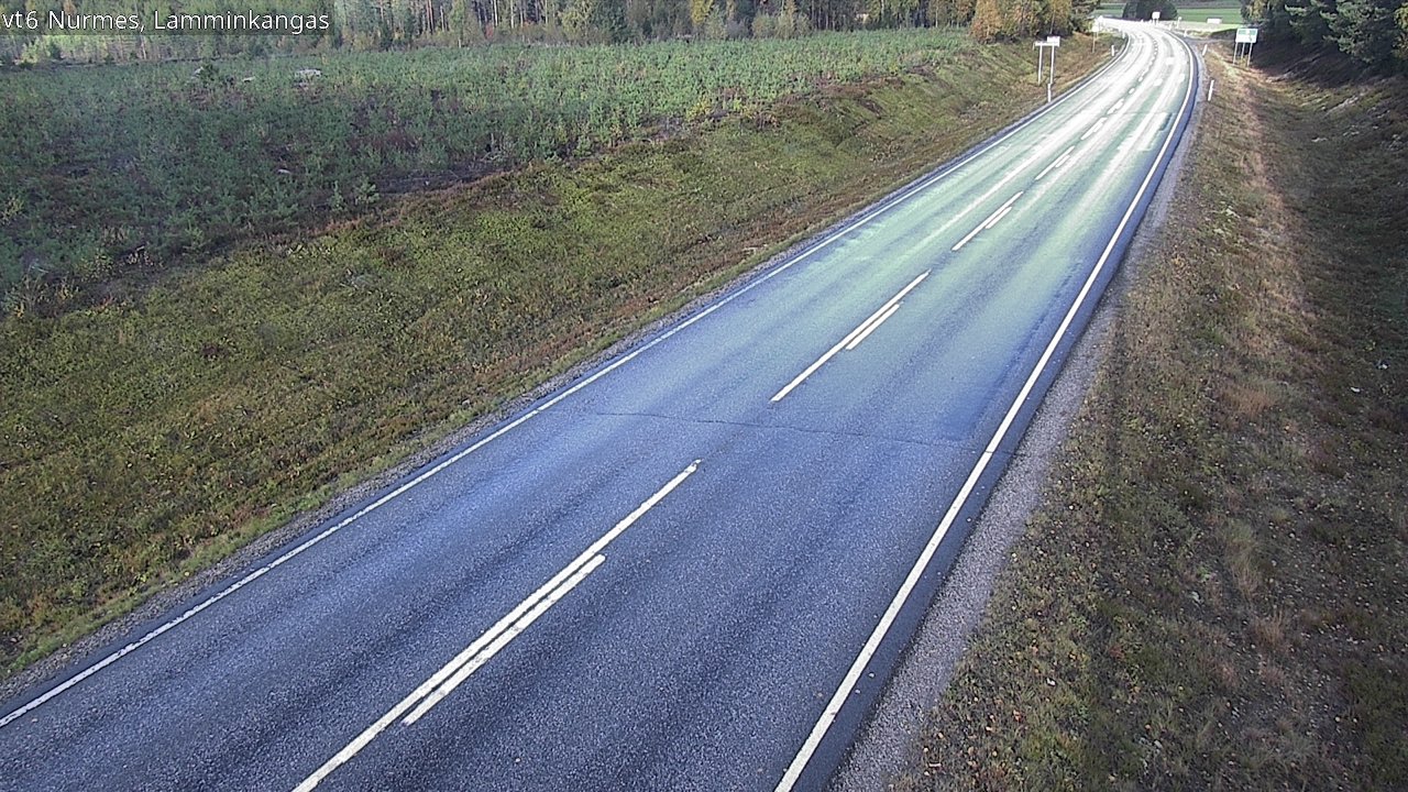 Weather Camera Image Road 6 Nurmes, Lamminkangas, Nurmes, Pohjois-Karjala