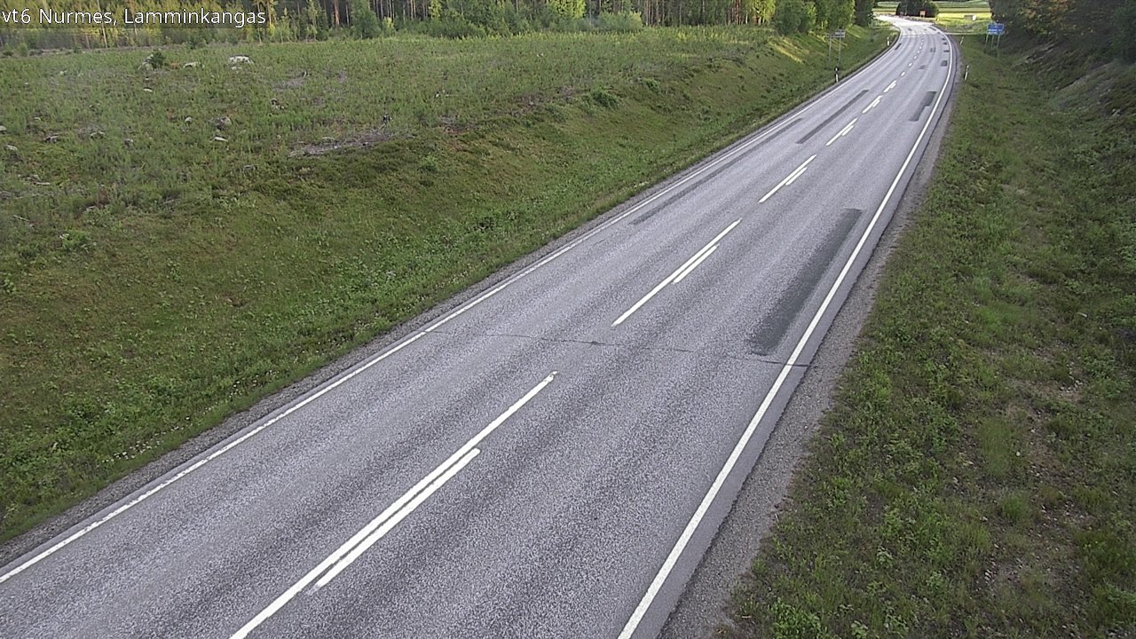 Weather Camera Image Road 6 Nurmes, Lamminkangas, Nurmes, Pohjois-Karjala