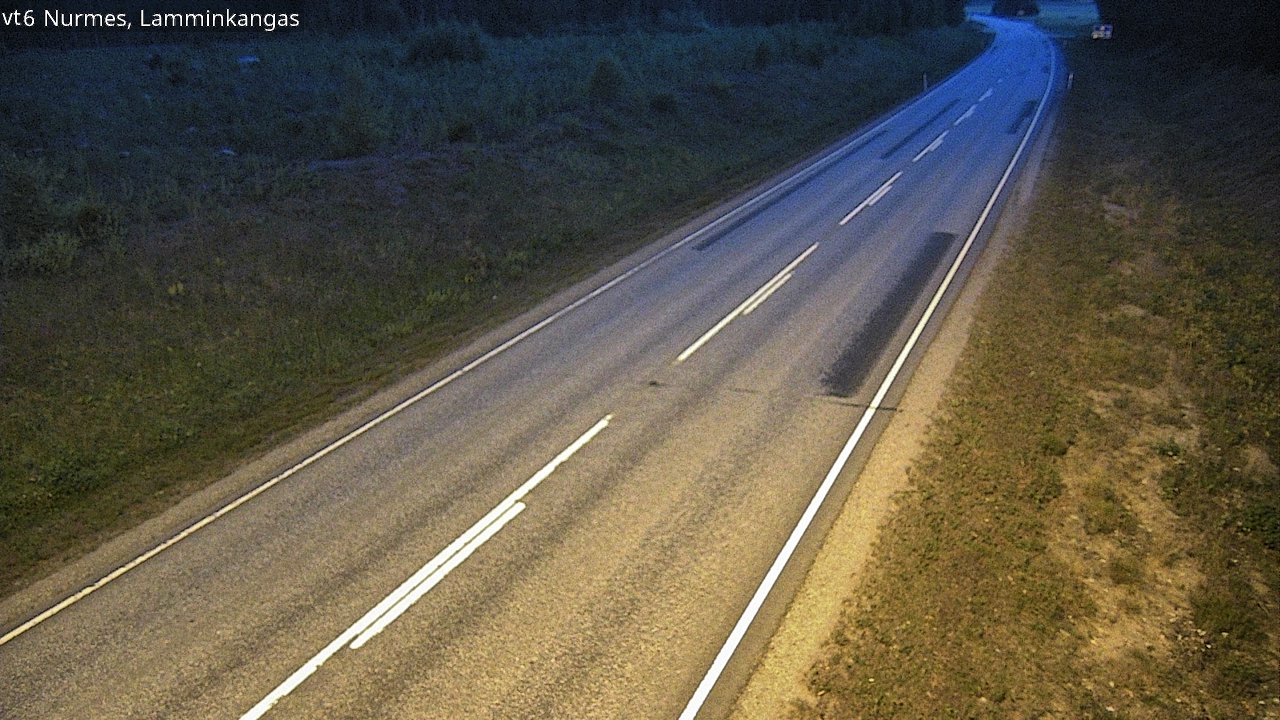 Weather Camera Image Road 6 Nurmes, Lamminkangas, Nurmes, Pohjois-Karjala