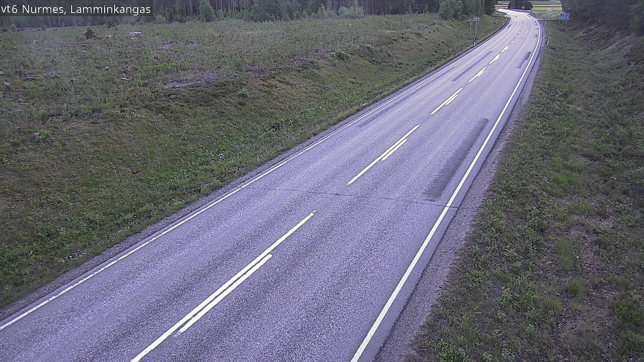 Weather Camera Image Road 6 Nurmes, Lamminkangas, Nurmes, Pohjois-Karjala