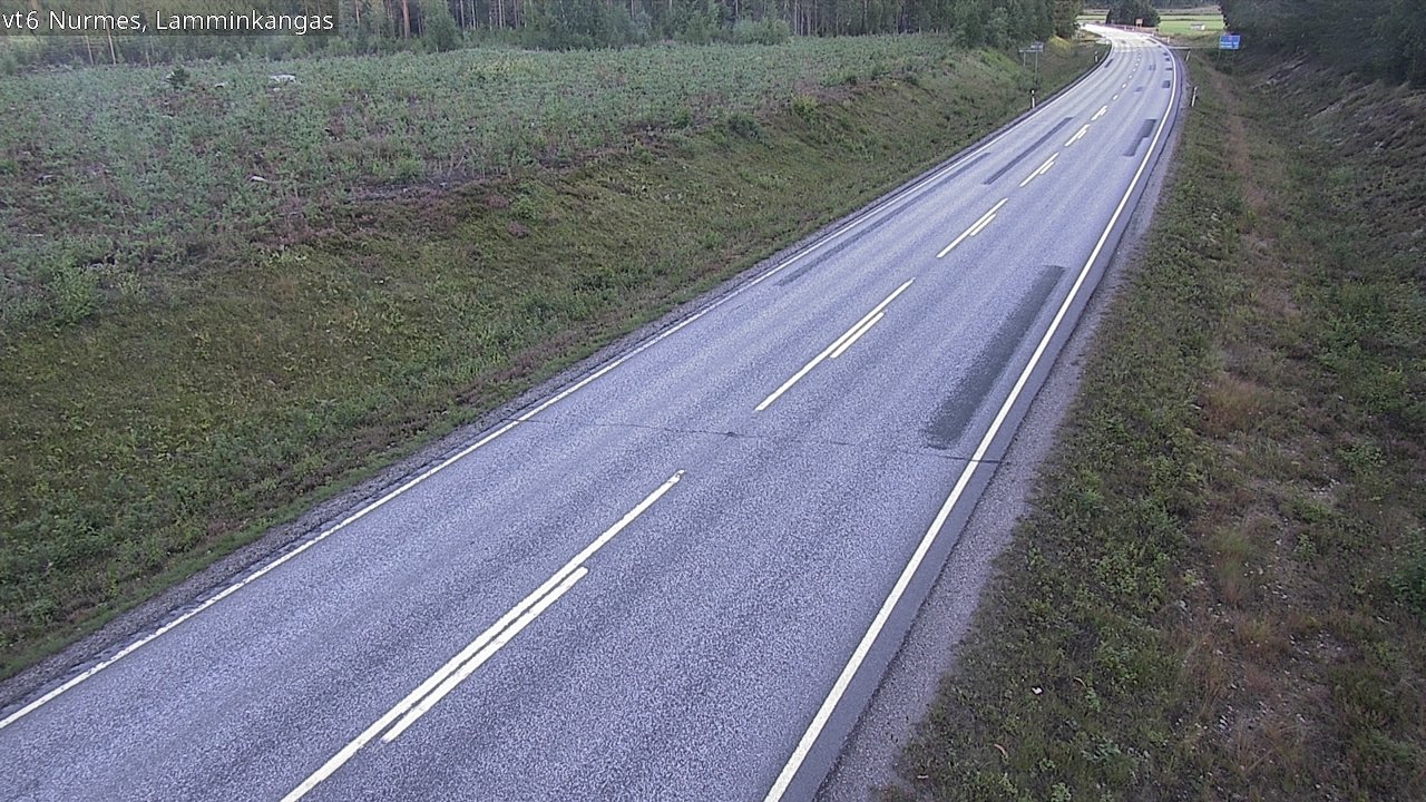 Weather Camera Image Road 6 Nurmes, Lamminkangas, Nurmes, Pohjois-Karjala