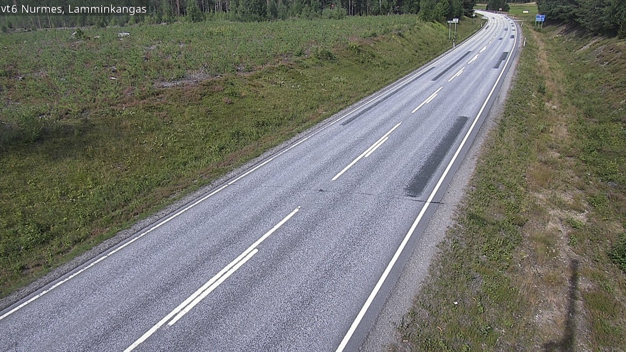 Weather Camera Image Road 6 Nurmes, Lamminkangas, Nurmes, Pohjois-Karjala