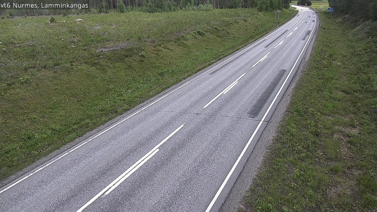 Weather Camera Image Road 6 Nurmes, Lamminkangas, Nurmes, Pohjois-Karjala