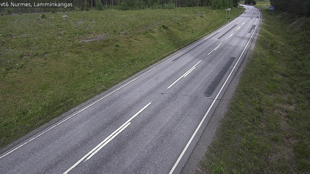Weather Camera Image Road 6 Nurmes, Lamminkangas, Nurmes, Pohjois-Karjala