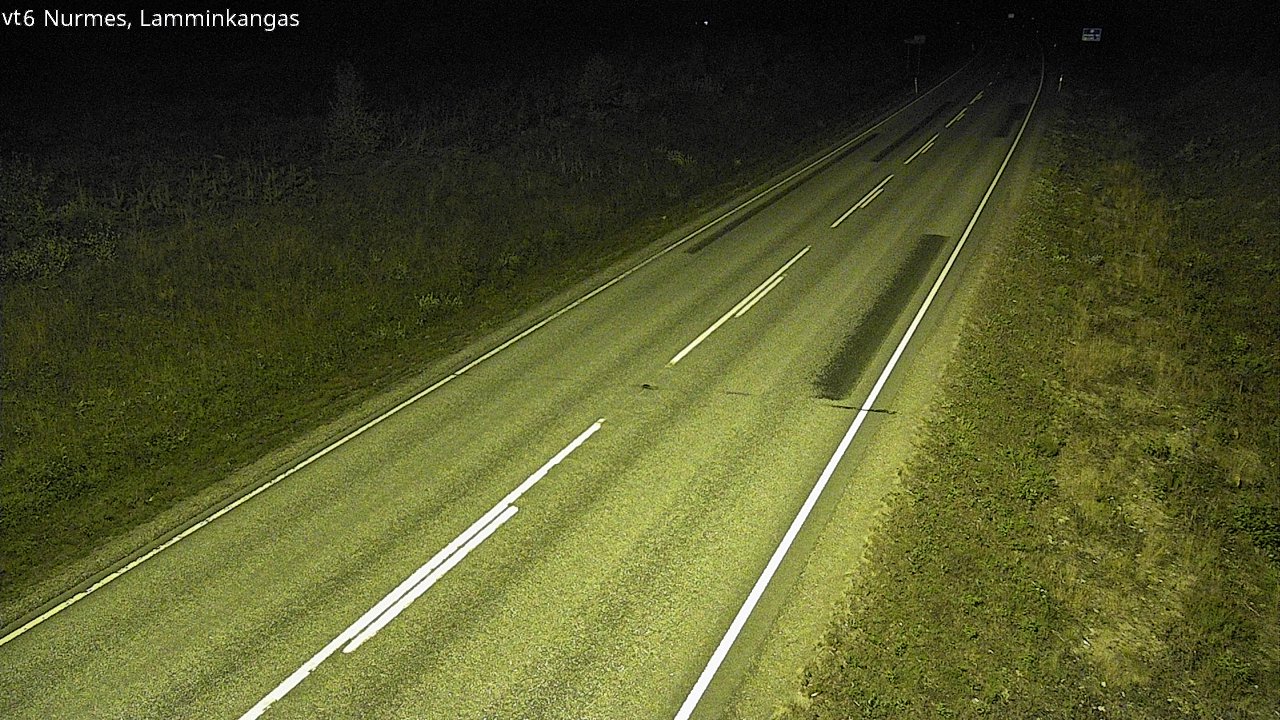 Weather Camera Image Väg 6 Nurmes, Lamminkangas, Nurmes, Pohjois-Karjala