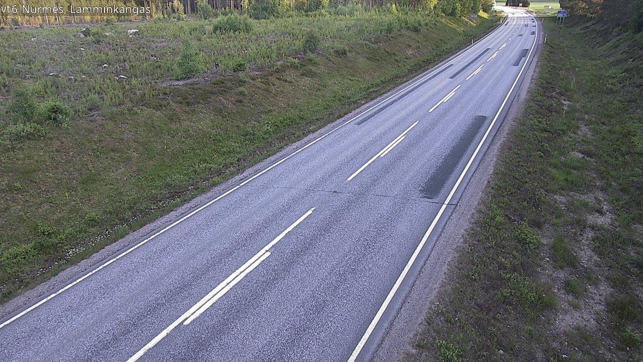 Weather Camera Image Road 6 Nurmes, Lamminkangas, Nurmes, Pohjois-Karjala