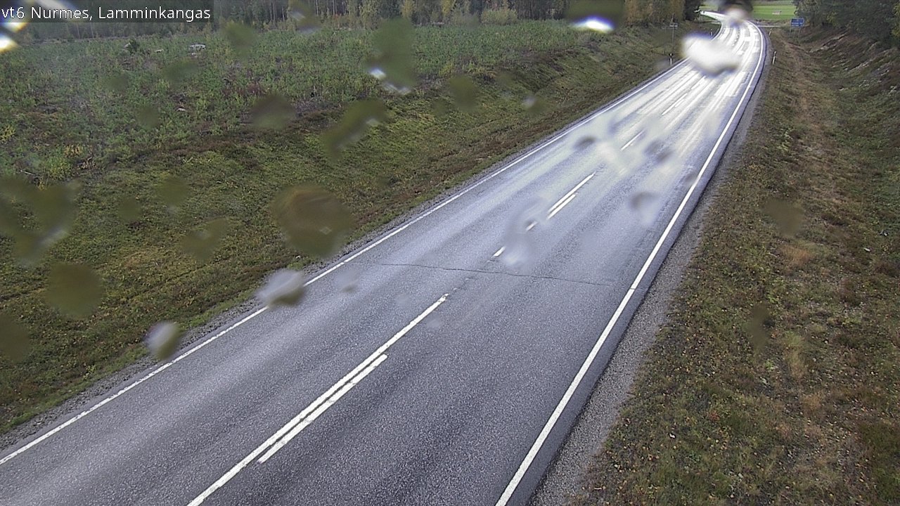 Weather Camera Image Road 6 Nurmes, Lamminkangas, Nurmes, Pohjois-Karjala