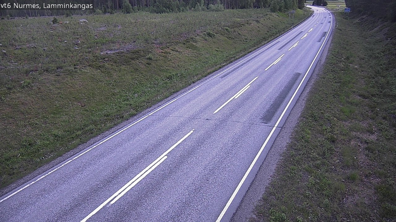 Weather Camera Image Road 6 Nurmes, Lamminkangas, Nurmes, Pohjois-Karjala