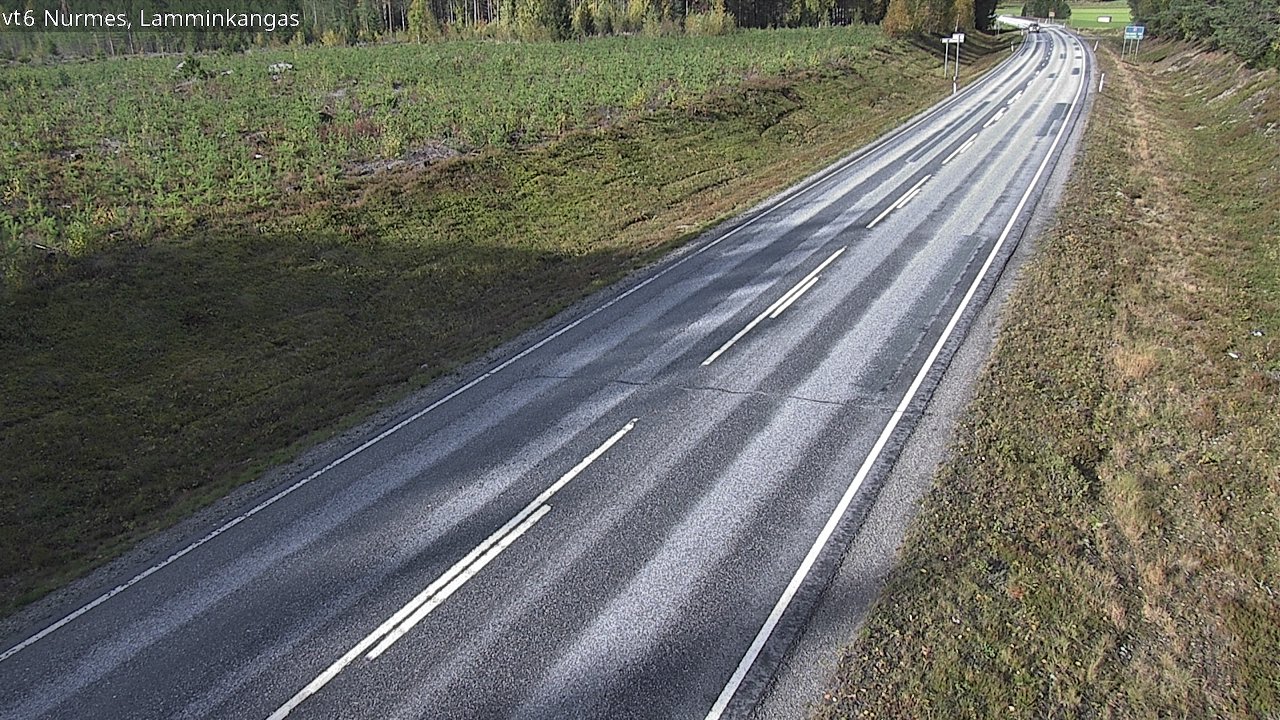 Weather Camera Image Road 6 Nurmes, Lamminkangas, Nurmes, Pohjois-Karjala