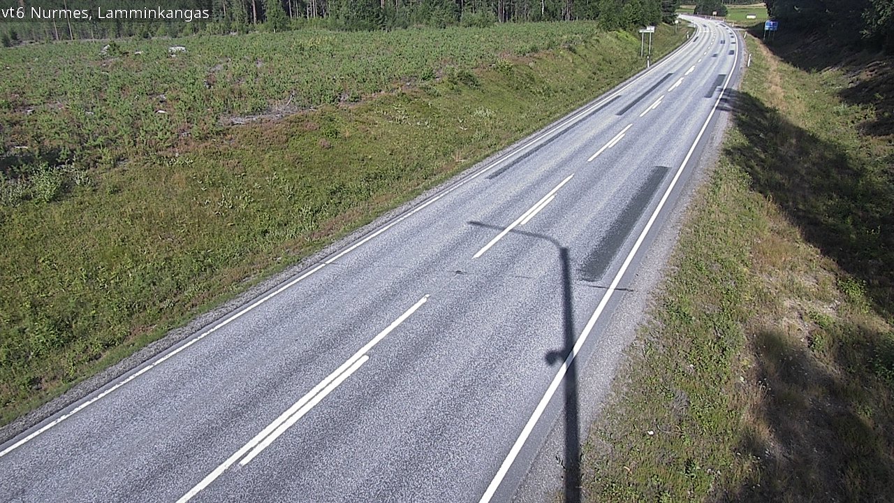 Weather Camera Image Road 6 Nurmes, Lamminkangas, Nurmes, Pohjois-Karjala