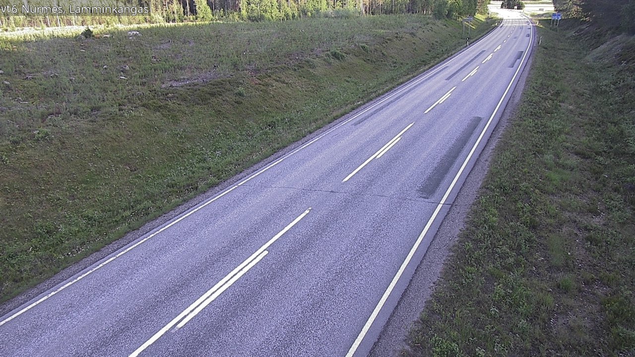 Weather Camera Image Road 6 Nurmes, Lamminkangas, Nurmes, Pohjois-Karjala