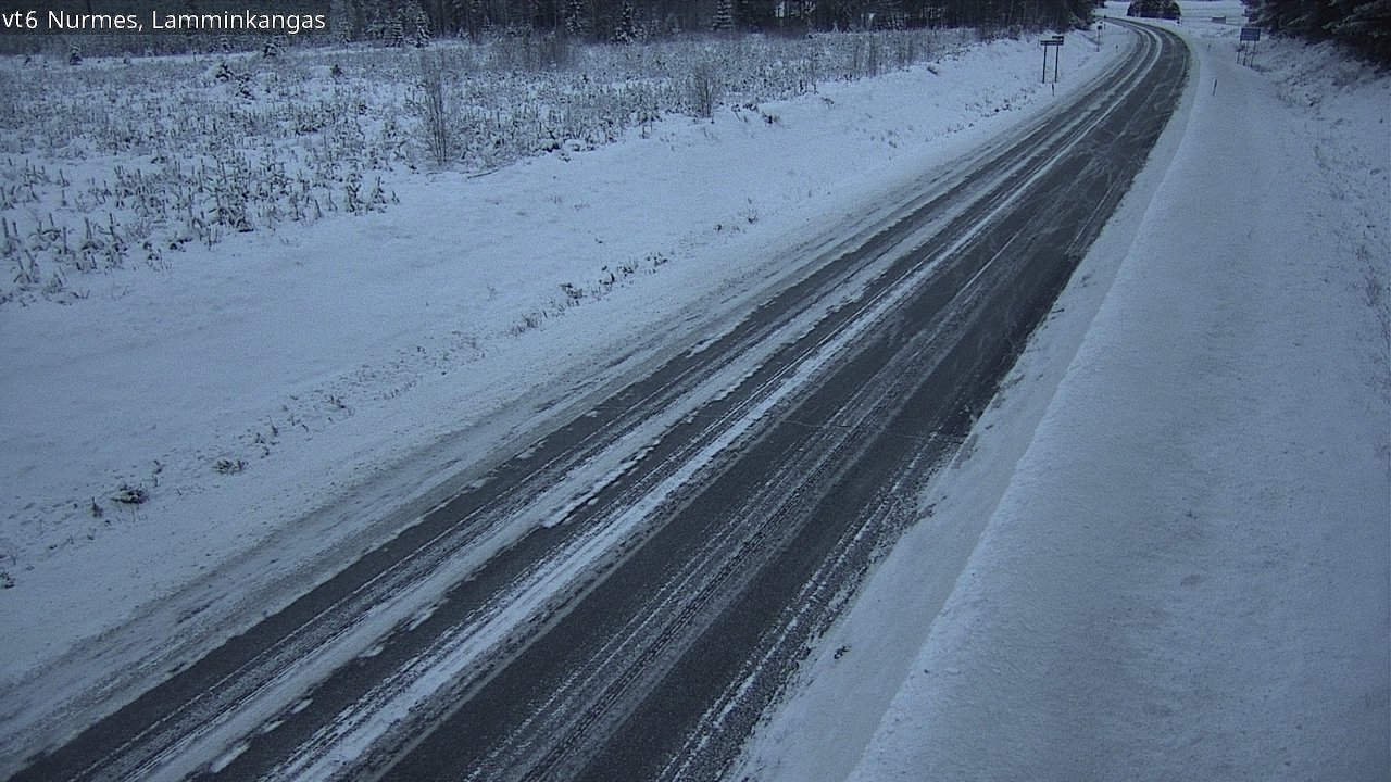 Weather Camera Image Road 6 Nurmes, Lamminkangas, Nurmes, Pohjois-Karjala