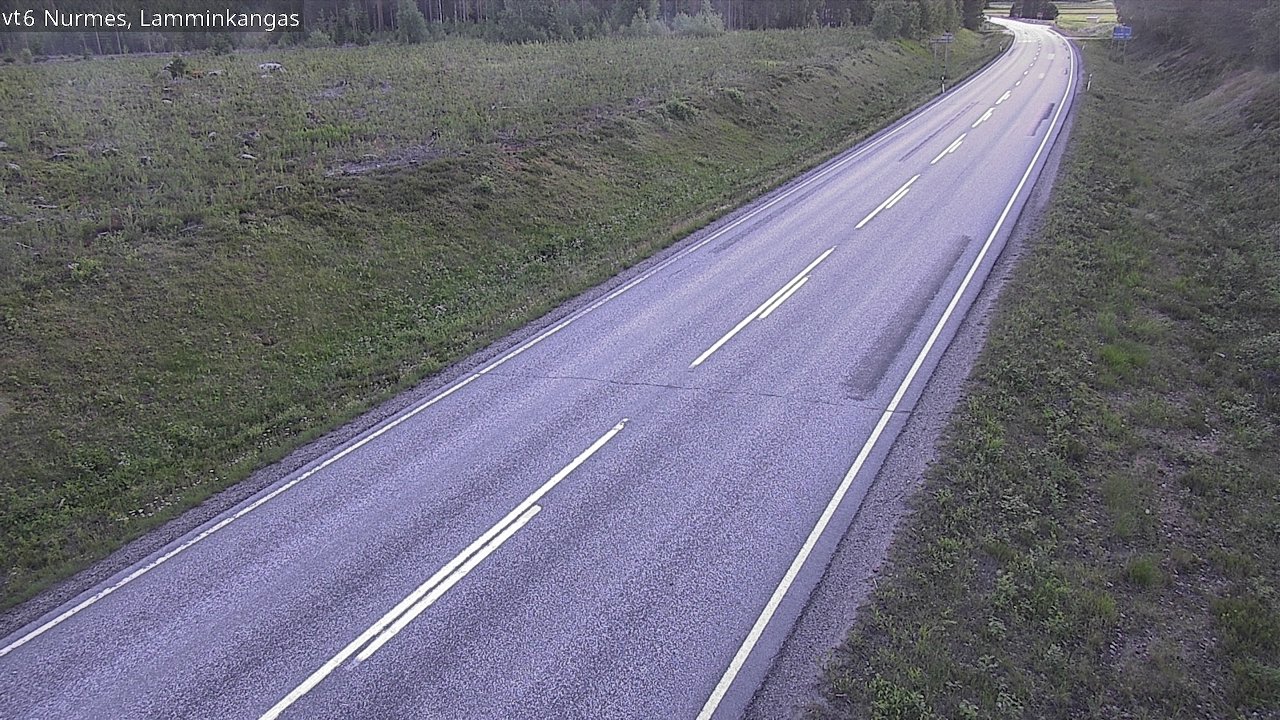 Weather Camera Image Road 6 Nurmes, Lamminkangas, Nurmes, Pohjois-Karjala