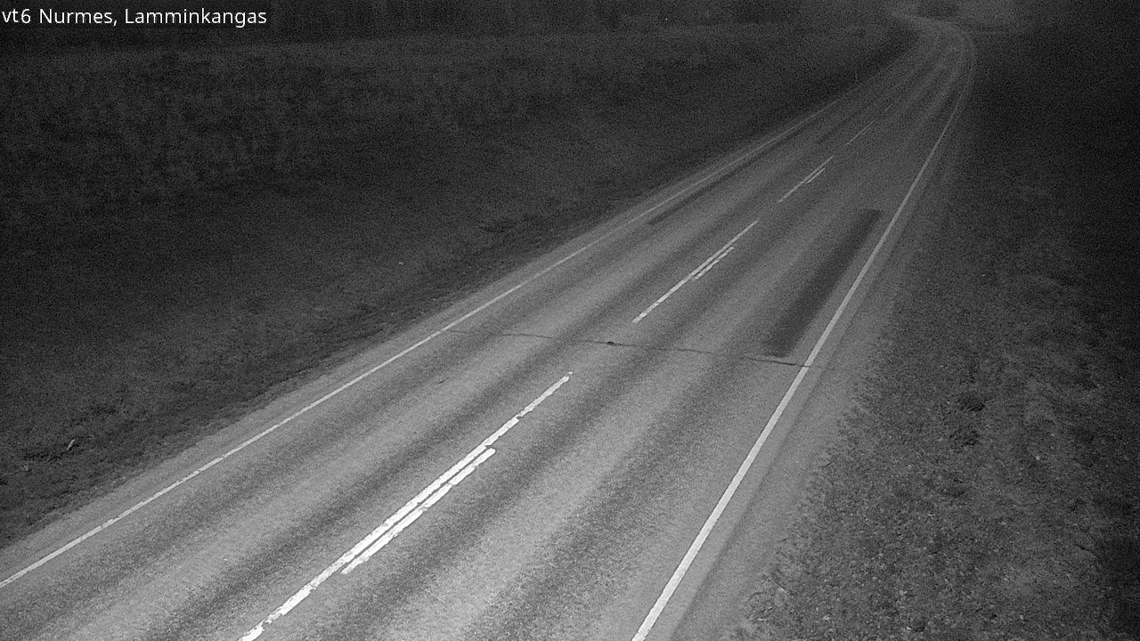 Weather Camera Image Väg 6 Nurmes, Lamminkangas, Nurmes, Pohjois-Karjala