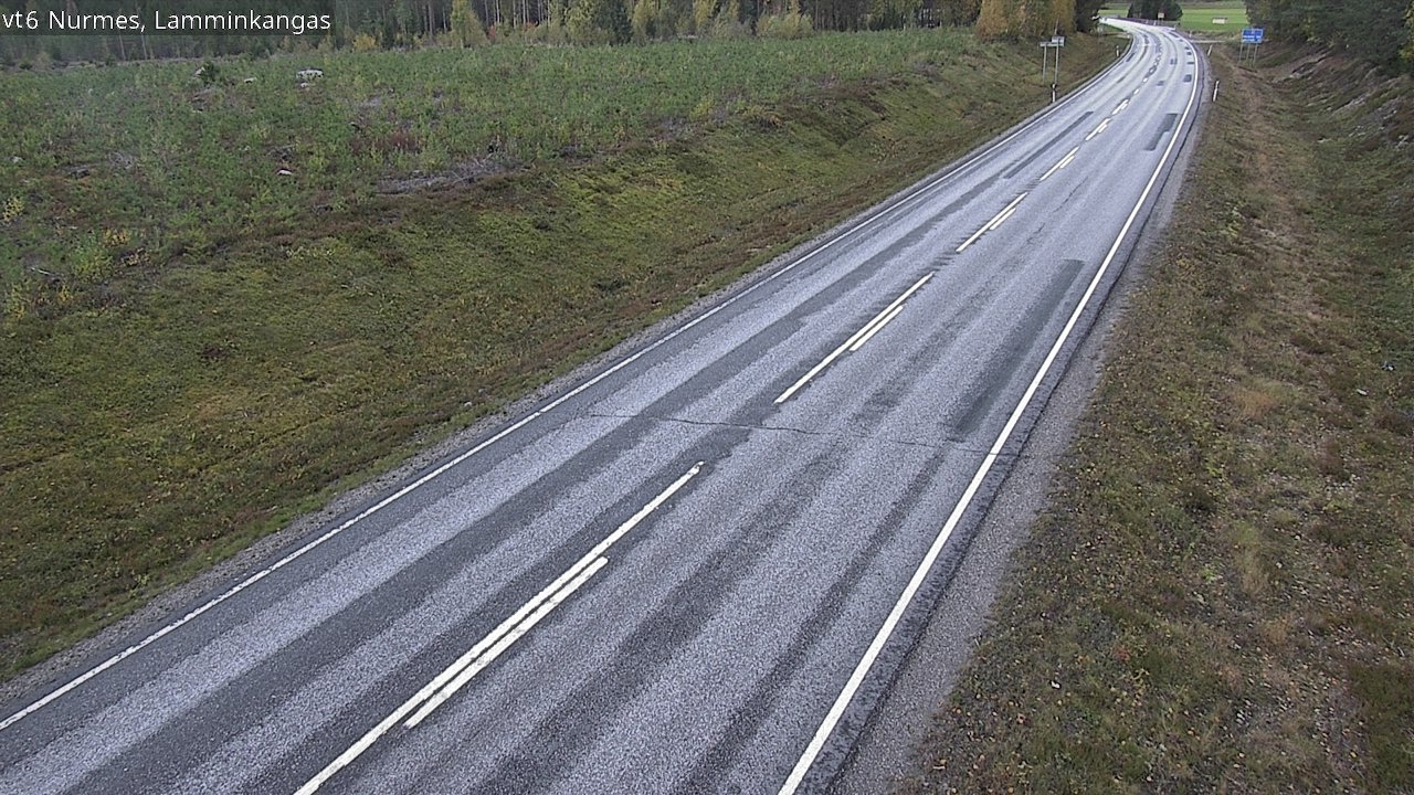 Weather Camera Image Road 6 Nurmes, Lamminkangas, Nurmes, Pohjois-Karjala