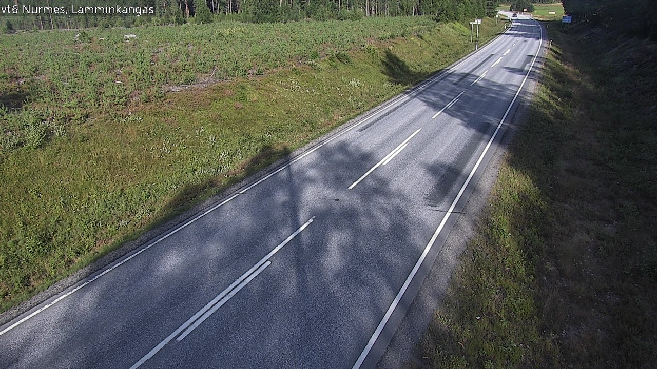 Weather Camera Image Road 6 Nurmes, Lamminkangas, Nurmes, Pohjois-Karjala