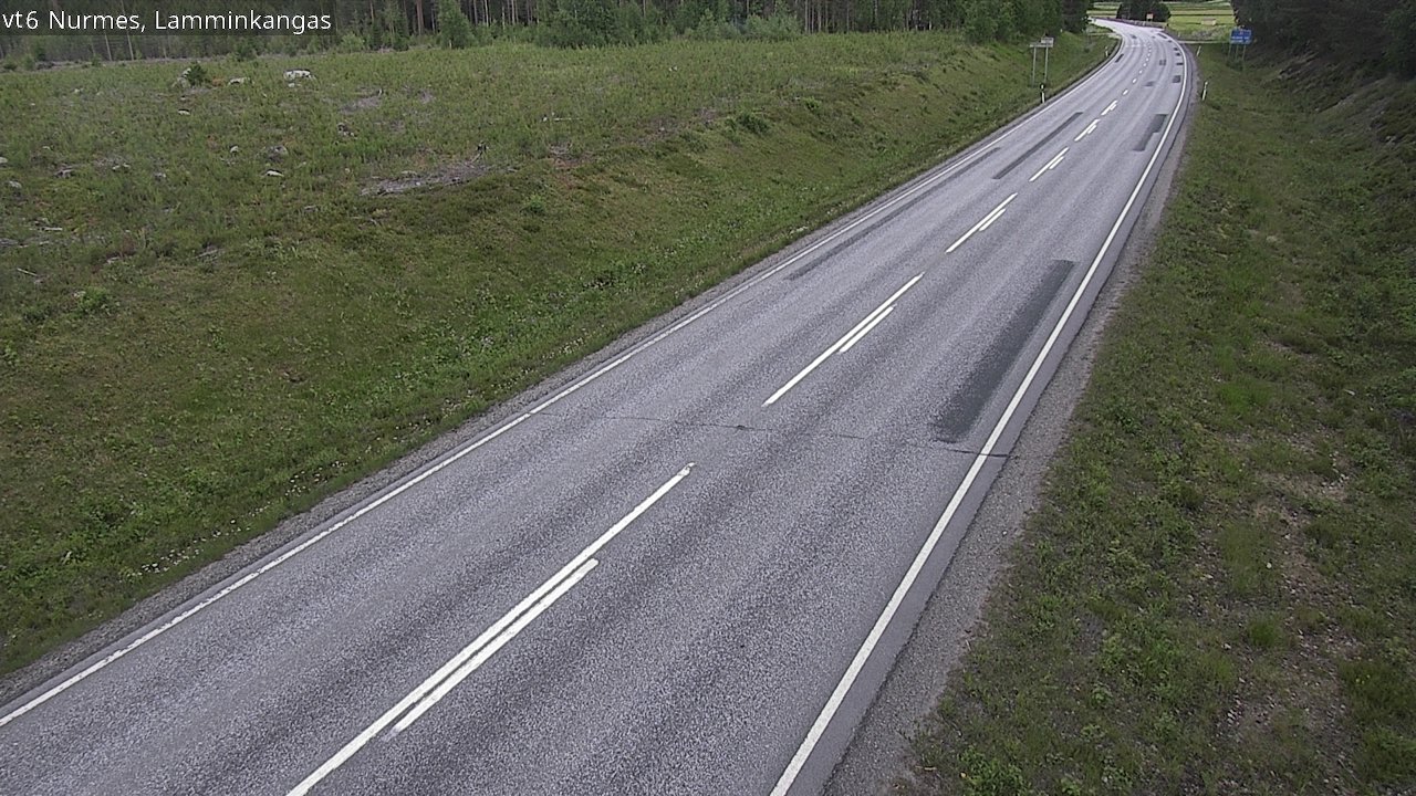 Weather Camera Image Road 6 Nurmes, Lamminkangas, Nurmes, Pohjois-Karjala
