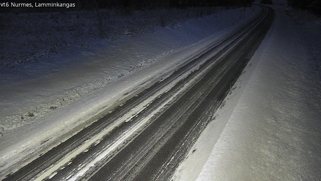 Weather Camera Image Road 6 Nurmes, Lamminkangas, Nurmes, Pohjois-Karjala